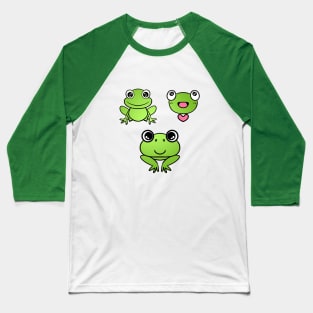 Super Mega Kawaii Frog Baseball T-Shirt